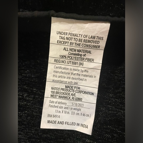 MUMMY MANOR NEW “COME IN FOR A SPELL” Decorative Table Runner AND Pillow Set - Picture 9 of 11